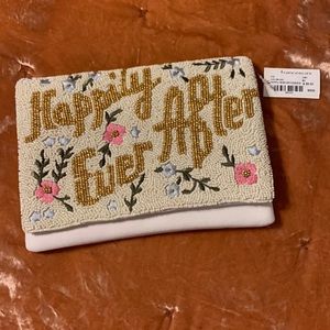 “Happily Ever After” bride purse/clutch